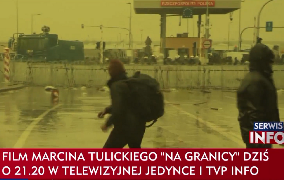 Kadr z filmu Na granicy, Marcina Tulickiego / autor: TVP Info
