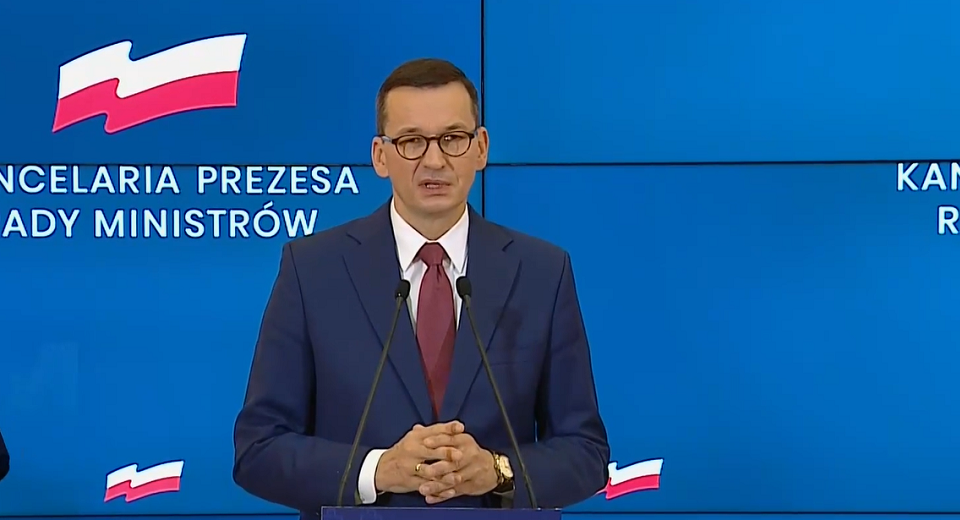 Premier Mateusz Morawiecki / autor: screen TVP INFO