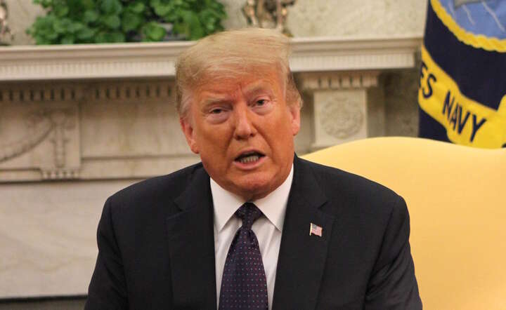 Prezydent USA Donald Trump / autor: Fratria