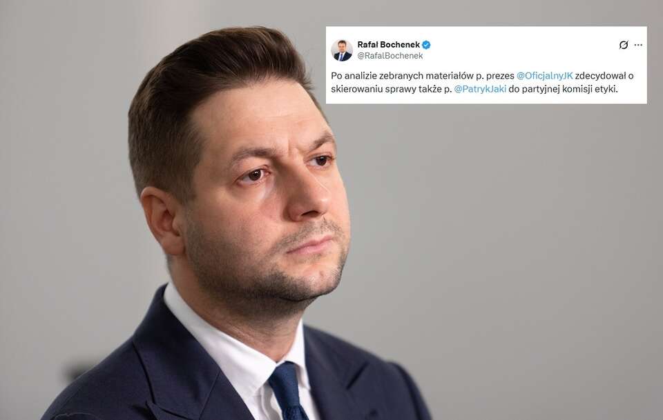 Komisja etyki PiS zajmie się Patrykiem Jakim. / autor: Fratria
