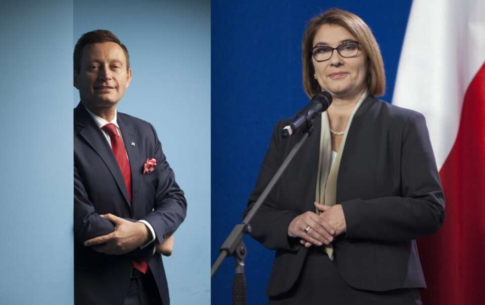 Beata Mazurek/Paweł Rabiej / autor: fratria