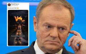 Tusk chciał promować program SAFE przy użyciu AI.  / autor: Fratria