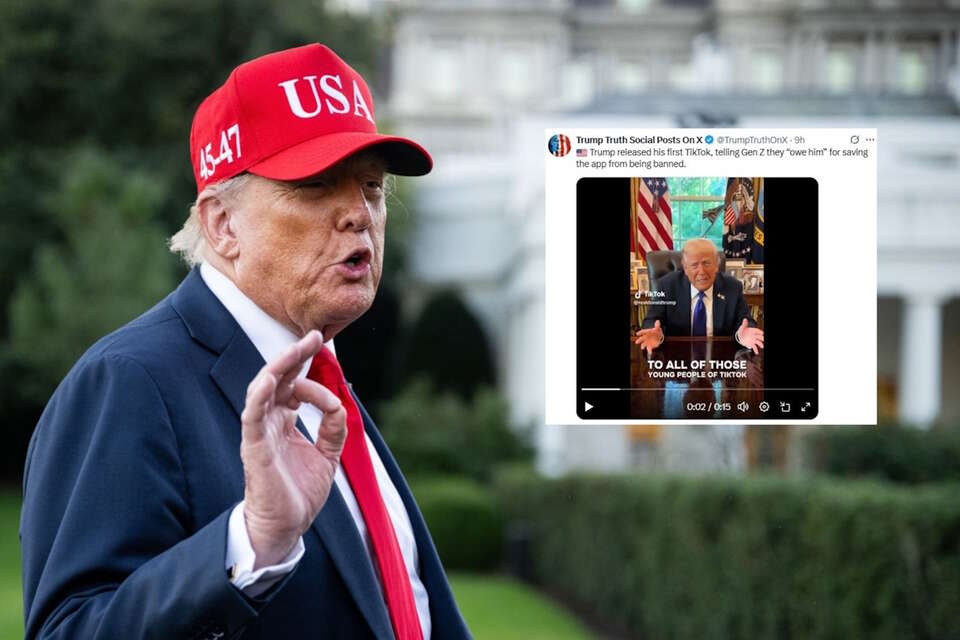 Donald Trump / autor: PAP-EPA/X-Trump Truth Social Posts On X, screen