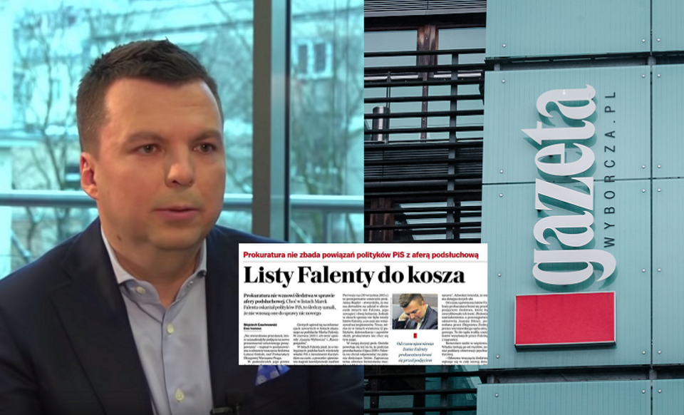 Marek Falenta; Logo Gazety Wyborczej / autor: YouTube/TV Republika; Gazeta Wyborcza; Fratria