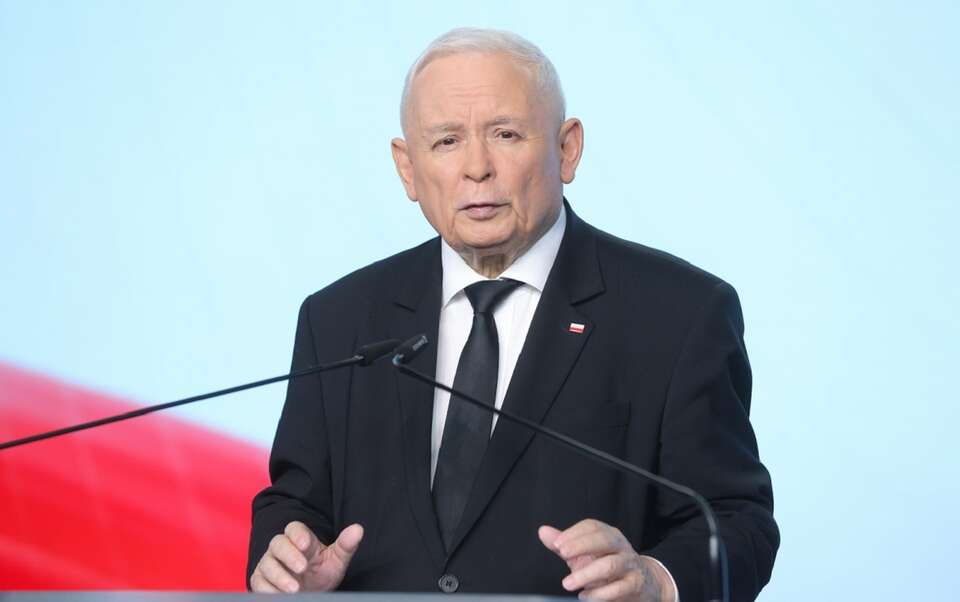 Prezes PiS Jarosław Kaczyński / autor: PAP/Rafał Guz