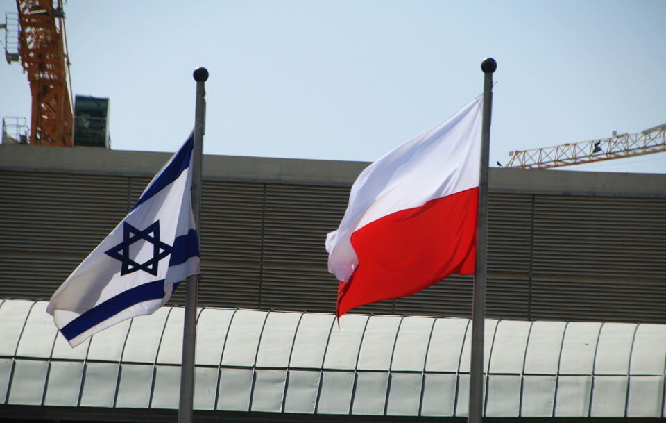 Flagi Polski i Izraela / autor: Fratria