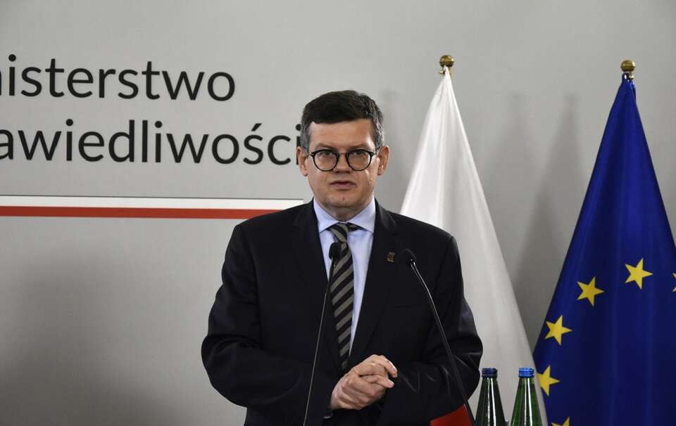 Krystian Markiewicz na konferencji w MS, listopad 2025 / autor: Fratria