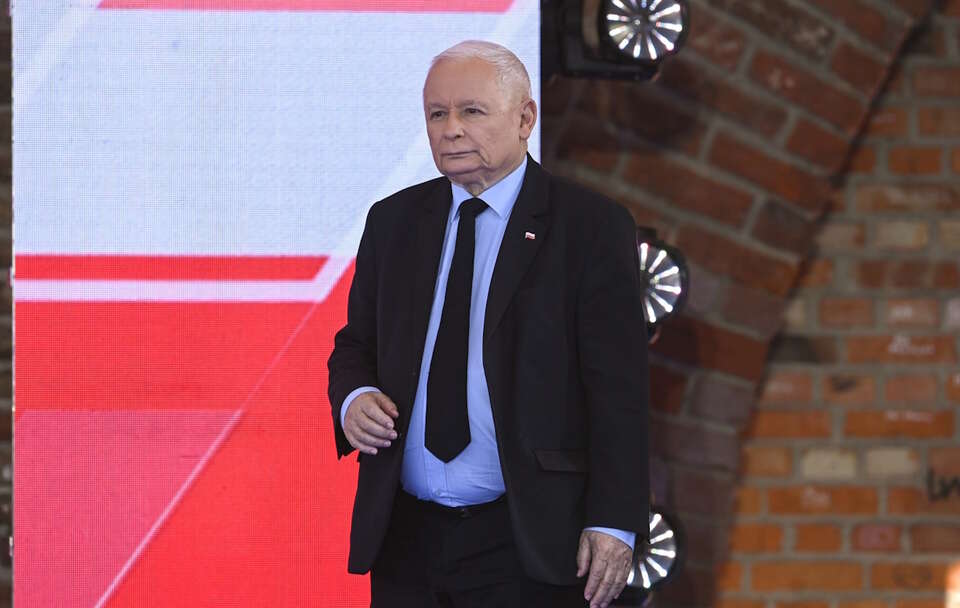 Prezes PiS Jarosław Kaczyński  / autor: PAP/Piotr Nowak
