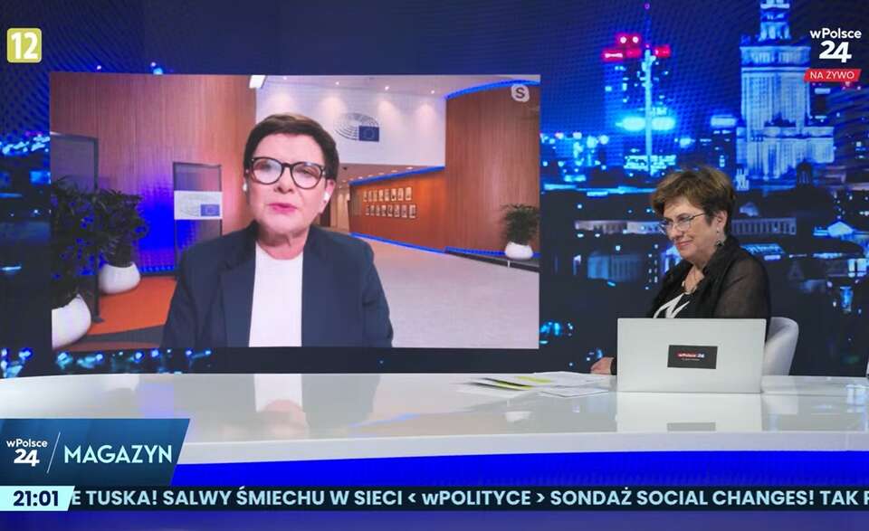 Beata Szydło w Telewizji wPolsce24 / autor: Youtube/TV wPolsce24