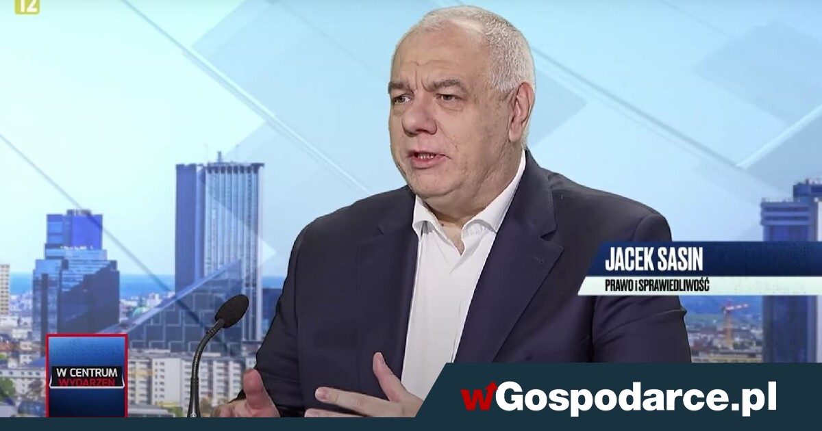 Sasin o celu Tuska: „obniżyć wartość, zniszczyć i sprzedać”