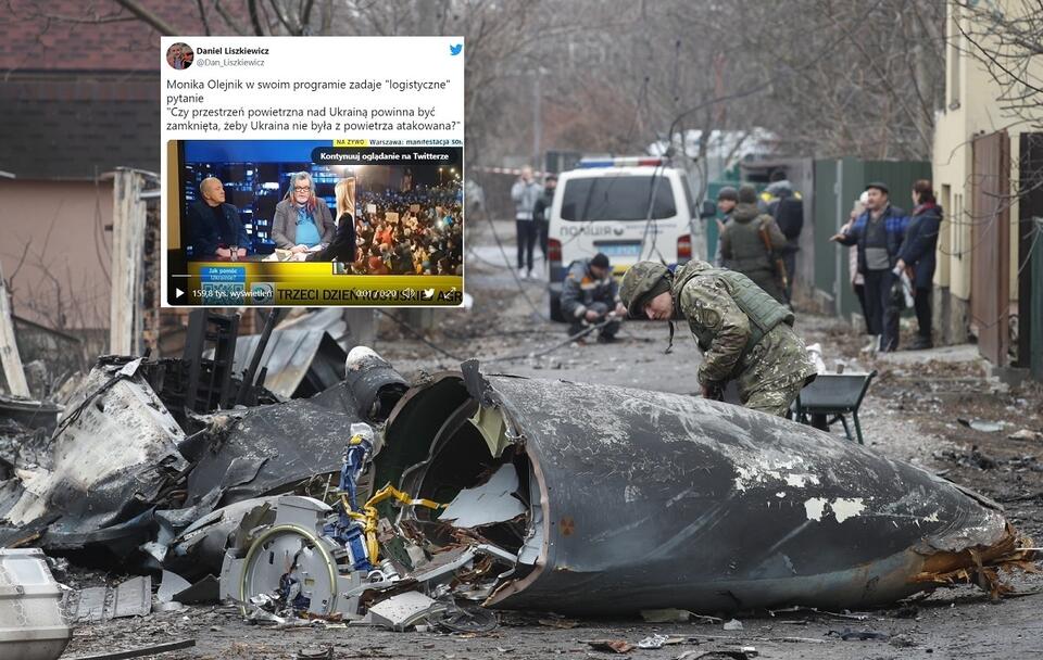 Kuriozalne pytanie Olejnik dot. ataku Rosji na Ukrainę!