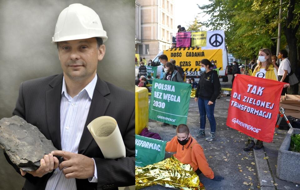 Prof. Mariusz Orion-Jędrysek/Protest organizacji Greenpeace w Warszawie / autor: Małgorzata Molenda/commons.wikimedia.org/CC BY-SA 3.0/PAP/Radek Pietruszka