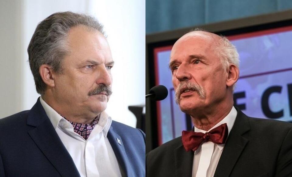 Marek Jakubiak/Janusz Korwin-Mikke / autor: Fratria