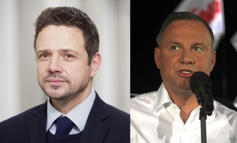 Rafał Trzaskowski i Andrzej Duda / autor: Fratria