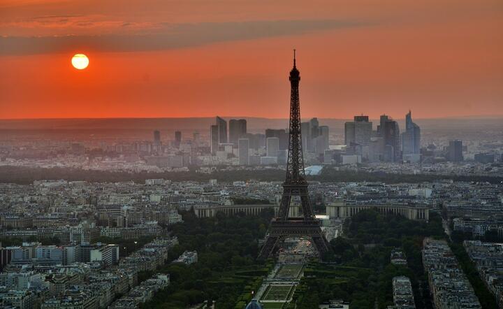 Paryż, zachód / autor: Pixabay