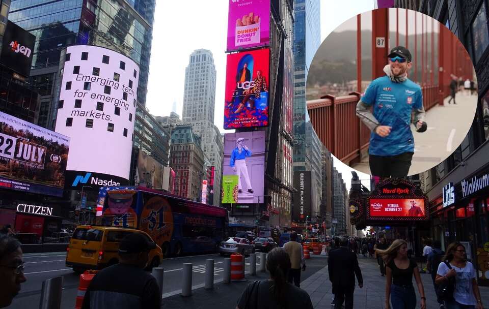 Times Square; Tomasz Sobania / autor: Fratria/YouTube