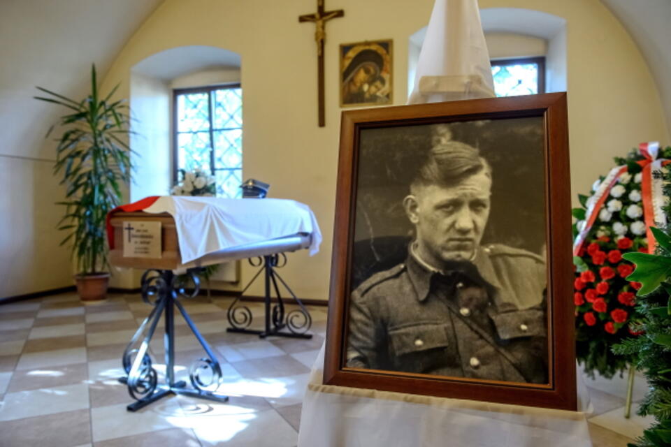 Pogrzeb 'Jastrzębia' we Włodawie / autor: PAP/Pacewicz