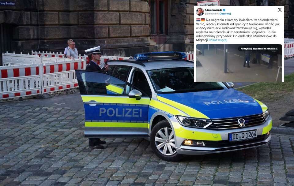 Policja niemiecka  / autor: Fratria/X