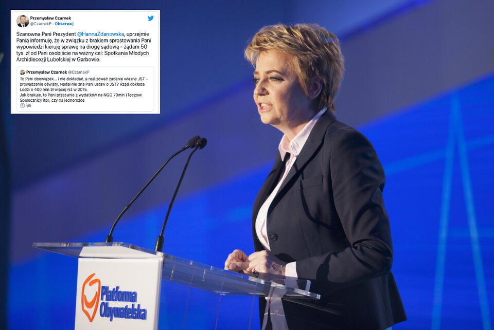 Hanna Zdanowska / autor: Fratria/Twitter