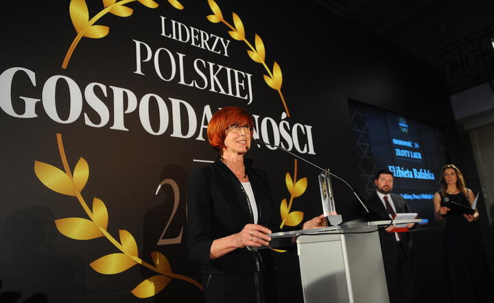 Laureatka w kategorii „Osobowość roku 2016” Elżbieta Rafalska, minister rodziny, pracy i polityki społecznej (fot. Fratria)