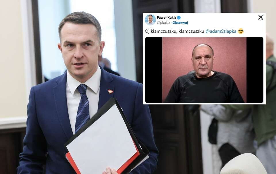 Harmoniusz do Szłapki: "Adasiu, nieładnie tak kłamać"