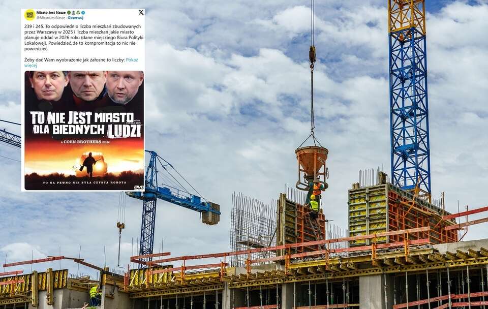 Mencwel alarmuje: KO wycofuje się z budowy tanich mieszkań