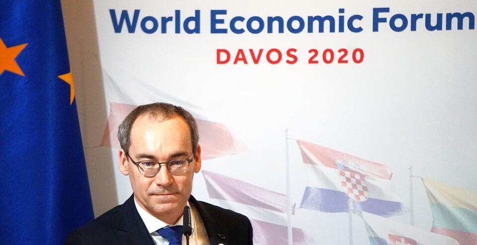 Prezes Pekao S.A. Marek Lusztyn w Davos / autor: wpolityce.pl