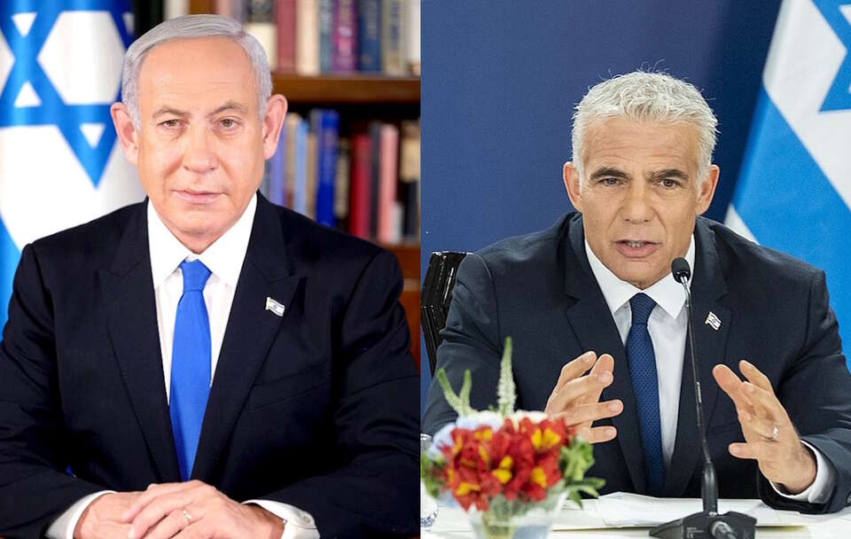 Netanjahu i Lapid / autor: Government Press Office of Israel/https://creativecommons.org/licenses/by-sa/3.0/deed.en/Wikimedia Commons, The White House/public domain/Wikimedia Commons