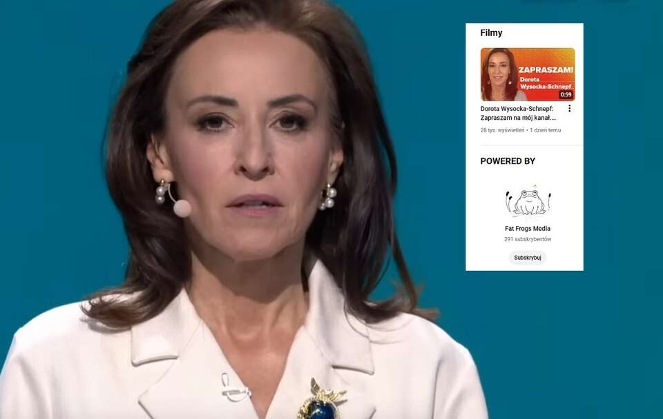 autor: screenshot Kanał Zero/TVP w likwidacji/screenshot YouTube  Dorota Wysocka-Schnepf Kanał Oficjalny
