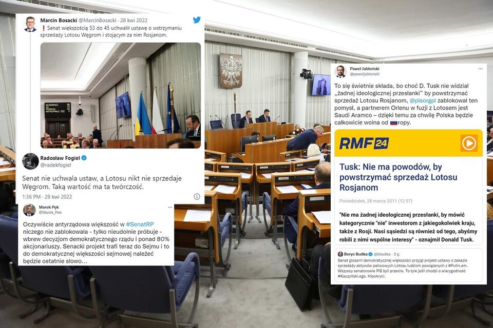 Senat  / autor: PAP/Rafał Guz; Twitter