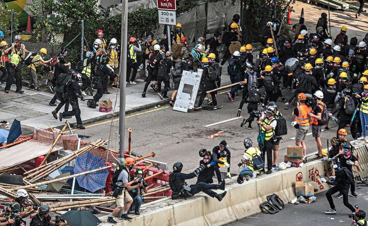 Demonstracje w Hongkongu / autor: wikipedia