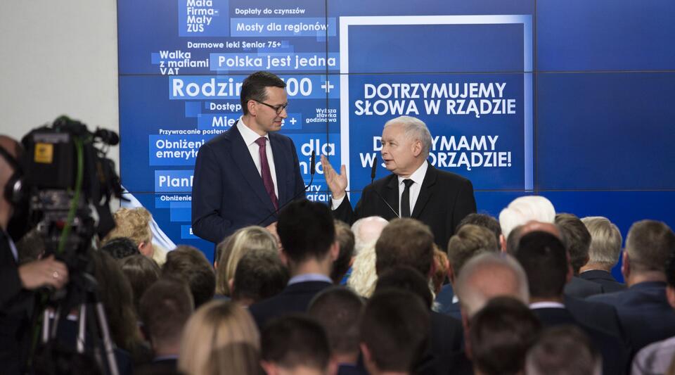 Wieczór wyborczy Prawa i Sprawiedliwości po wyborach samorządowych w 2018 roku / autor: wPolityce.pl