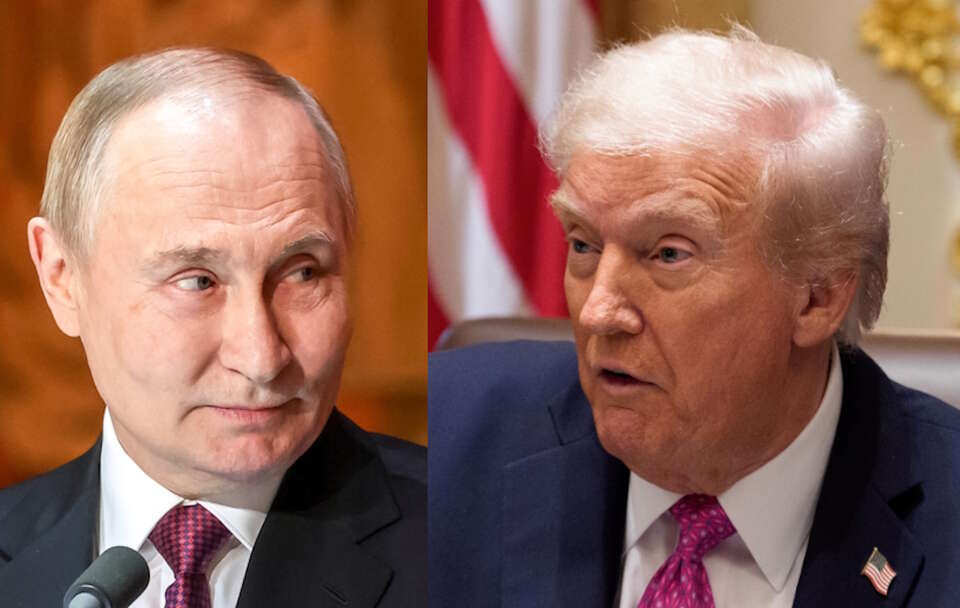 Władimir Putin, Donald Trump / autor: PAP/EPA/AARON SCHWARTZ / POOL/ PAP/EPA/VALERIY SHARIFULIN/SPUTNIK/KREMLIN POOL
