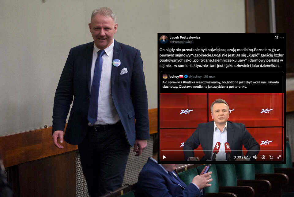 Protasiewicz bez pardonu o dziennikarzu Onetu: Medialna szuja