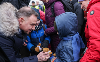 Prezydent: Ukraińskie rodziny są u nas bezpieczne