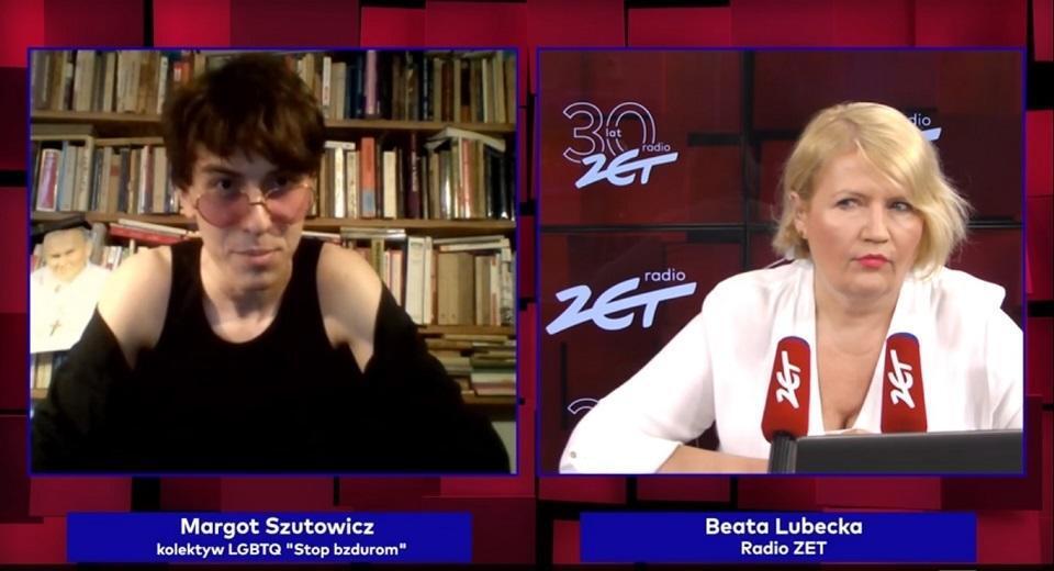'Margot' i Beata Lubecka podczas audycji Radia ZET / autor: Radio ZET