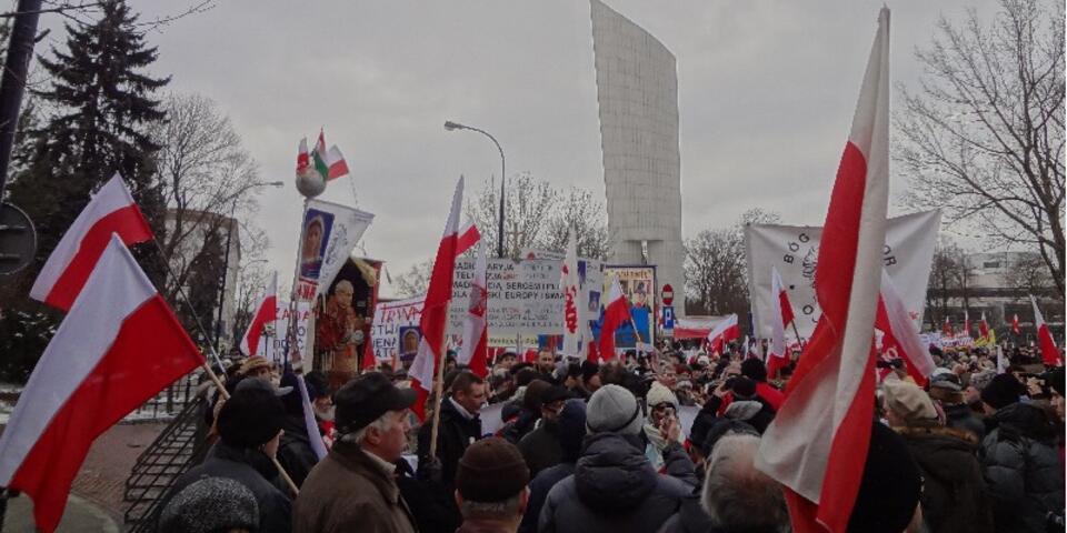 Marsz w obronie wolności mediów, Fot wPolityce.pl
