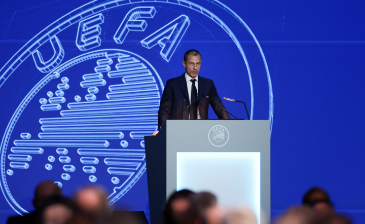 Prezydent UEFA Aleksander Ceferin / autor: PAP/EPA/MIGUEL A. LOPES