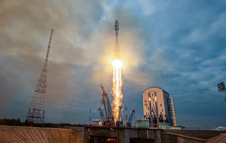 Rosyjska rakieta / autor: PAP/EPA/ROSCOSMOS STATE SPACE CORPORATION