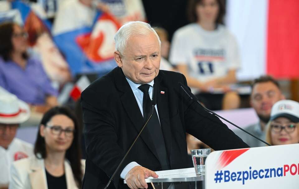 Jarosław Kaczyński / autor: PAP/Marcin Bielecki