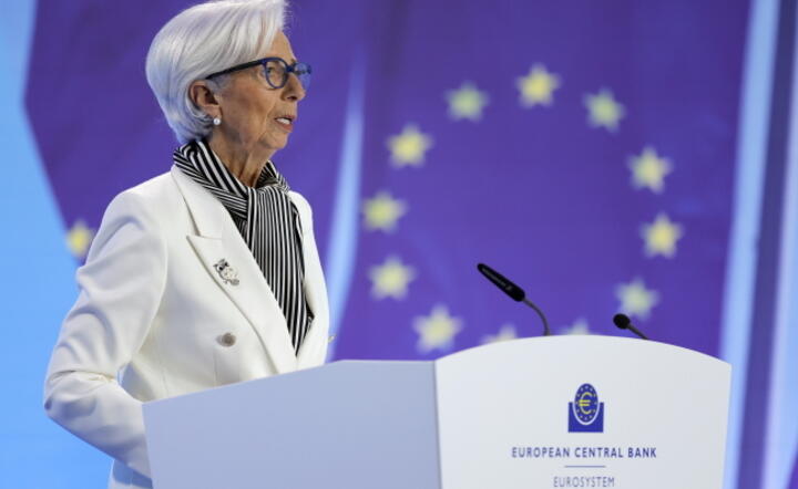 Christine Lagarde, prezes Europejskiego Banku Centralnego / autor: PAP/EPA/RONALD WITTEK