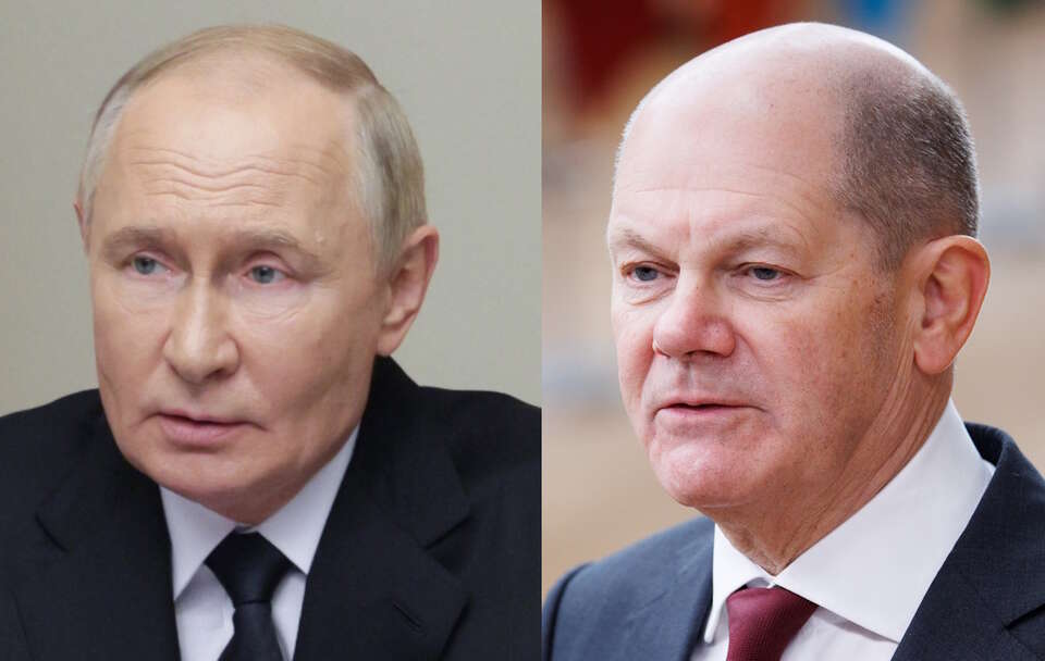 Władymir Putin, Olaf Scholz / autor: PAP/EPA/ALEKSEY BABUSHKIN/SPUTNIK/KREMLIN POOL/	European Commission (Christophe Licoppe)/CC https://creativecommons.org/licenses/by/4.0/deed.en