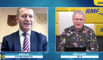 Mazurek nie wytrzymał rozmowy z politykiem PO, zaczął parodię