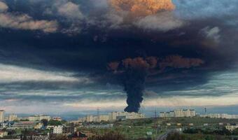 Pożar bazy paliw w Sewastopolu wywołał panikę na Krymie