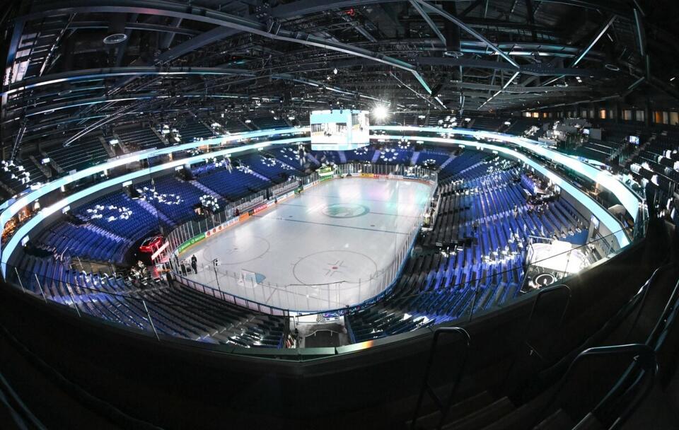 Nokia Arena, gdzie rozgrywane są mistrzostwa świata w hokeju / autor: PAP/EPA/KIMMO BRANDT