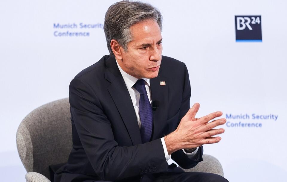 Sekretarz Stanu USA Antony Blinken / autor: PAP/EPA