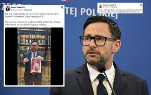 Prezes PiS Jarosław Kaczyński stanął w obronie Daniela Obajtka (na zdjęciu) / autor: Fratria/X