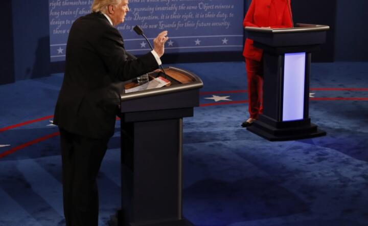 Debata Trump-Clinton, fot. PAP/ EPA/RICK WILKING 