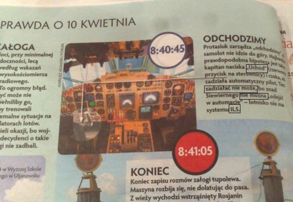 Fragment artykułu w "Tygodniku Powszechnym", Fot. wPolityce.pl