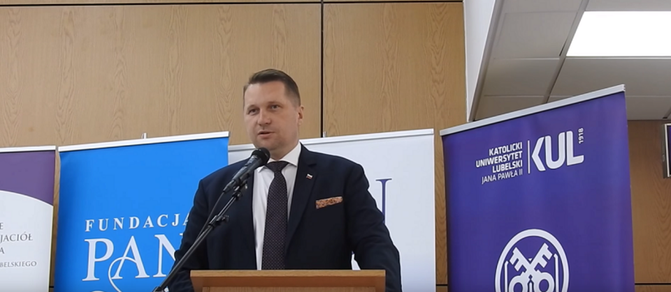 Dr hab. Przemysław Czarnek, wojewoda lubelski / autor: YouTube/Polska to nie wstyd